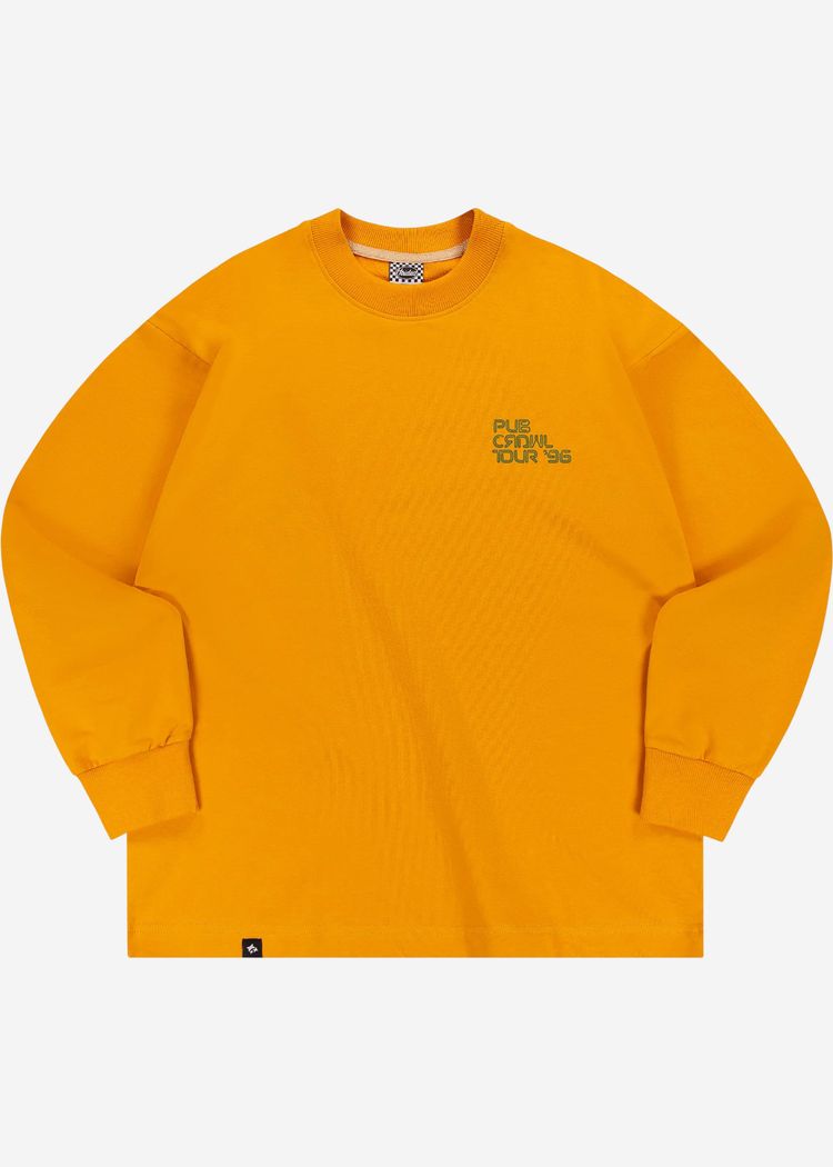 Лонгслив PUB CRAWL RLXD FIRM LS TEE mustard 