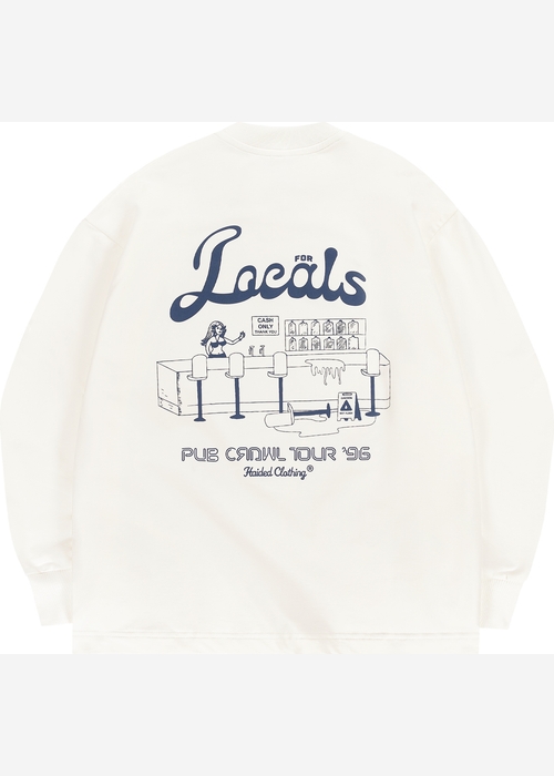 PUB CRAWL RLXD FIRM LS TEE mustard лонгслив