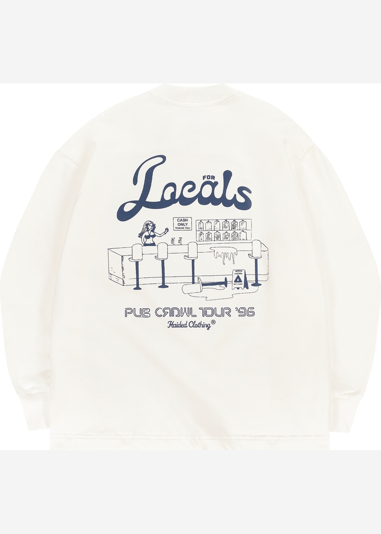 PUB CRAWL RLXD FIRM LS TEE mustard лонгслив