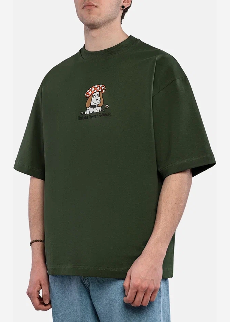 Футболка FOREST FRIENDS RLXD FIRM TEE dk.olive 