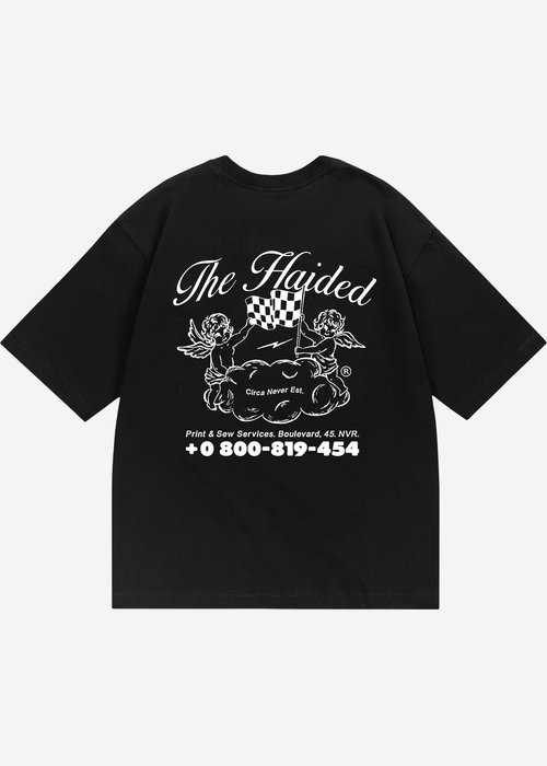 CHECKERED FLAG RLXD HW TEE black футболка