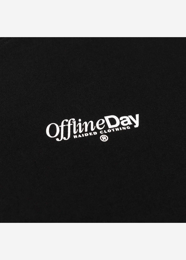 OFFLINE DAY RLXD HW TEE black футболка