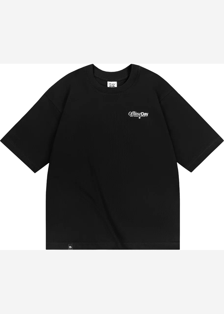 OFFLINE DAY RLXD HW TEE black футболка