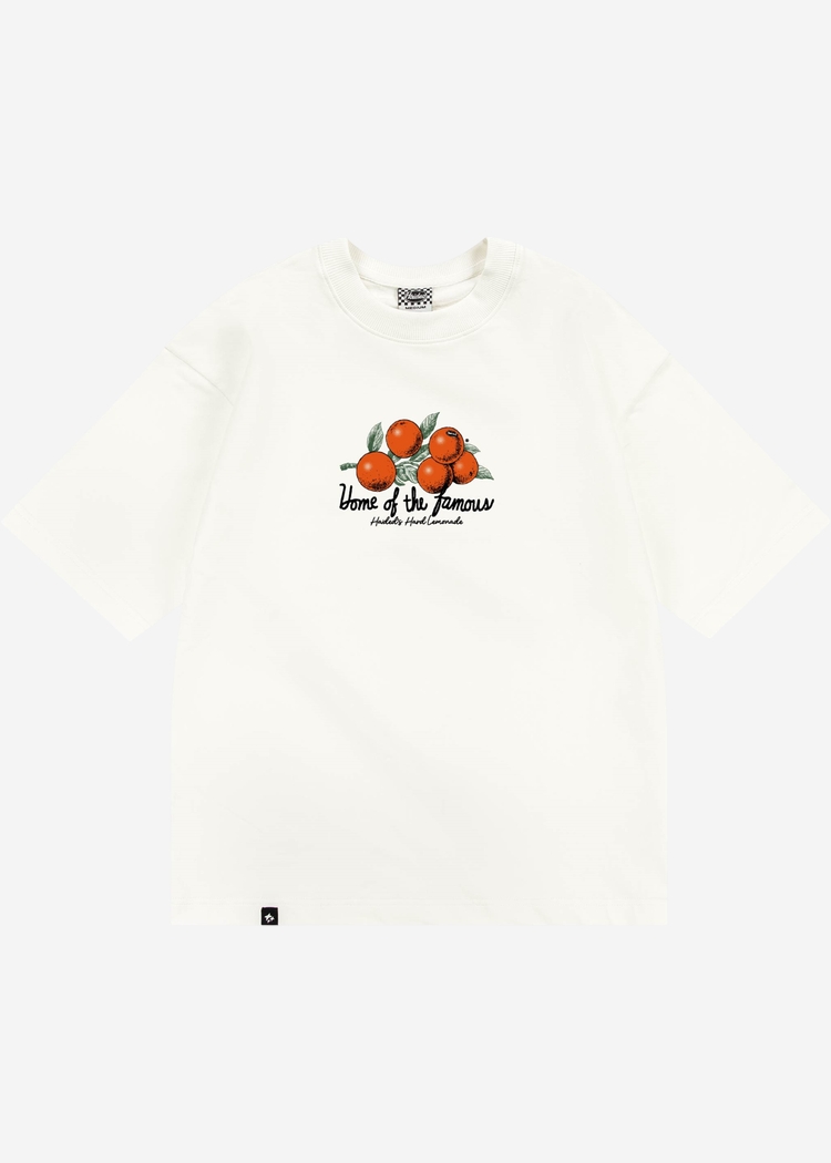 HARD LEMONADE RLXD HW TEE ecru футболка