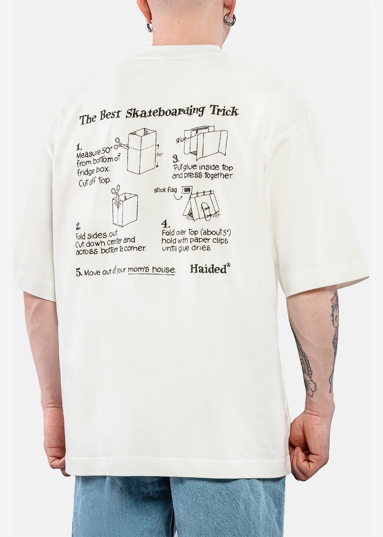 Футболка BEST TRICK RLXD HW TEE ecru