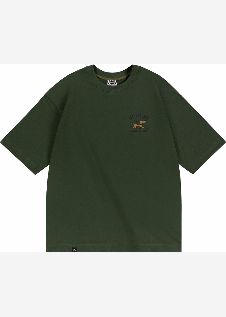 Футболка OFF THE LEASH RLXD FIRM TEE dk.olive 