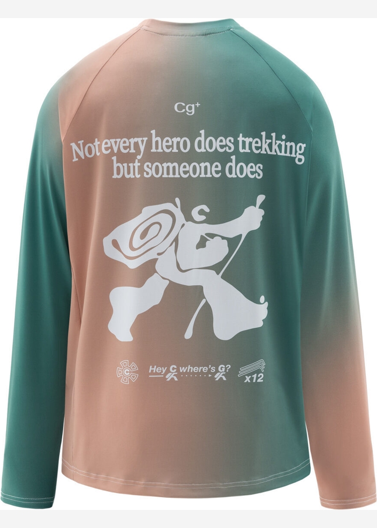 Лонгслив "C" Trekking Longsleeve peach&wave