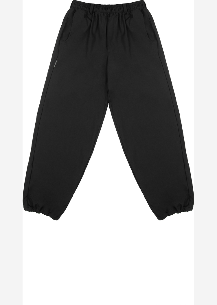 Брюки Wide nylon черные
