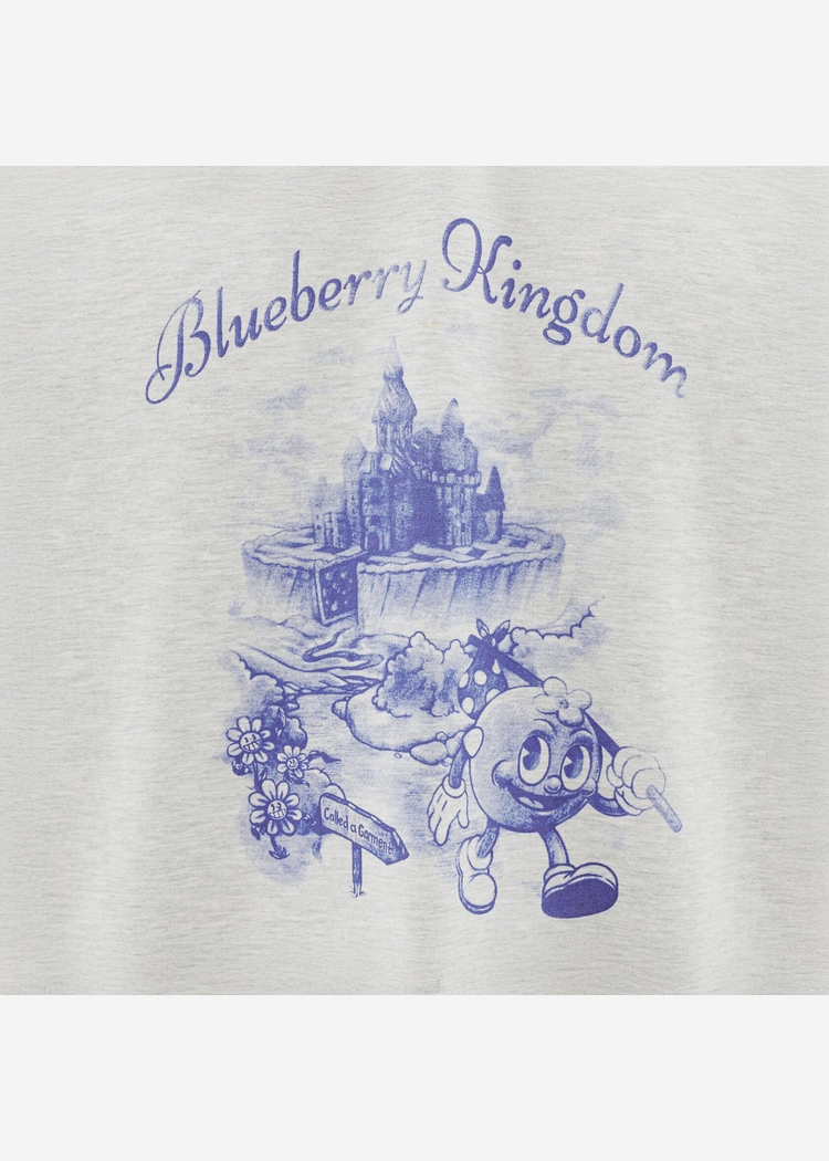 Футболка Blueberry Kingdom T-shirt Grey Melange