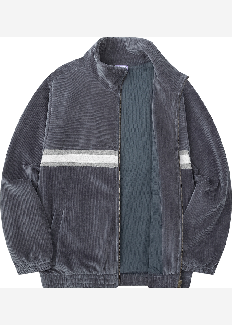 Олимпийка велюровая YMKASHIX stripe track графитовый