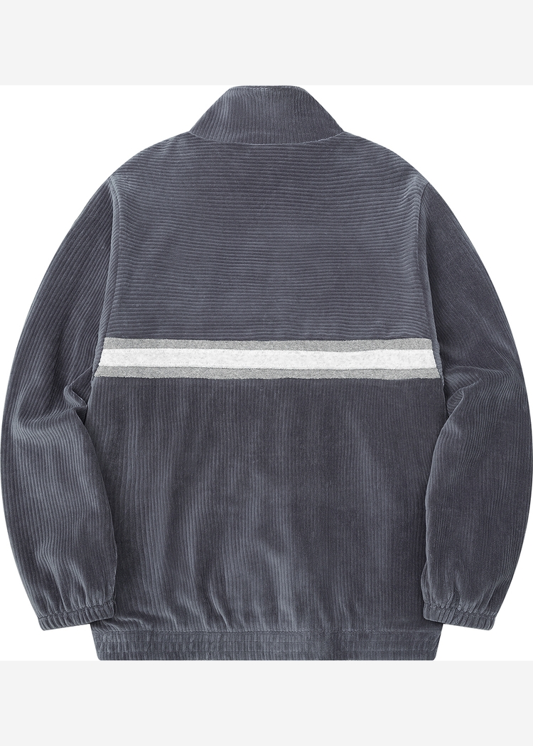 Олимпийка велюровая YMKASHIX stripe track графитовый