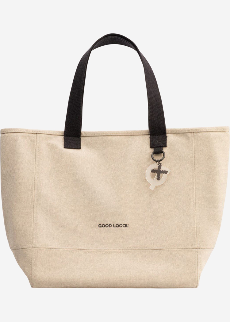 Shopper Canvas Line Dark Beige сумка