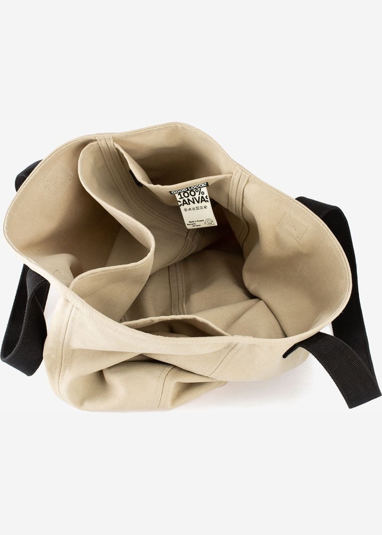Shopper Canvas Line Dark Beige сумка