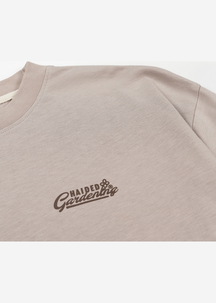 GARDENING RLXD HW LS TEE grey.beige лонгслив