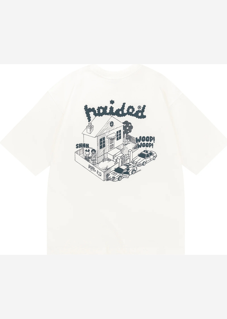 GETAWAY RLXD HW TEE ecru футболка