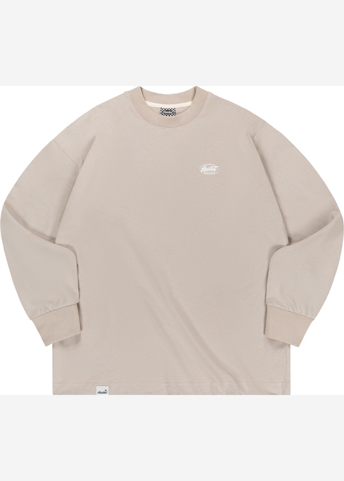 LOUD RLXD HW LS TEE grey.beige лонгслив