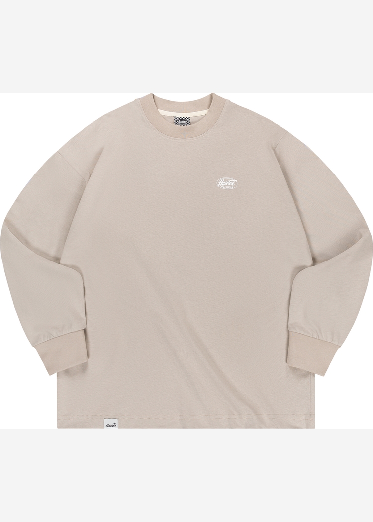 LOUD RLXD HW LS TEE grey.beige лонгслив