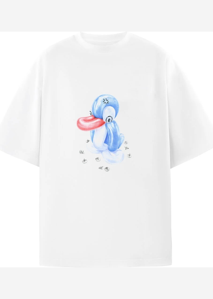 Футболка Balloon Penguin T-shirt Milk