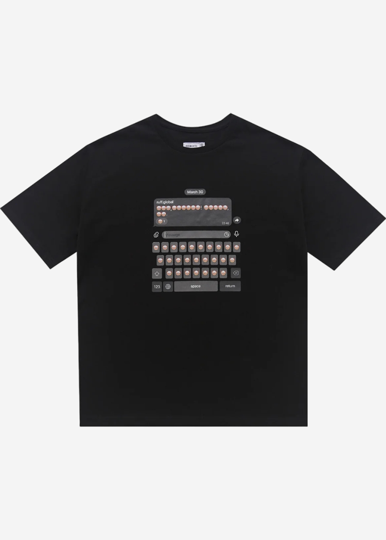 Футболка Clown Keyboard T-Shirt Black