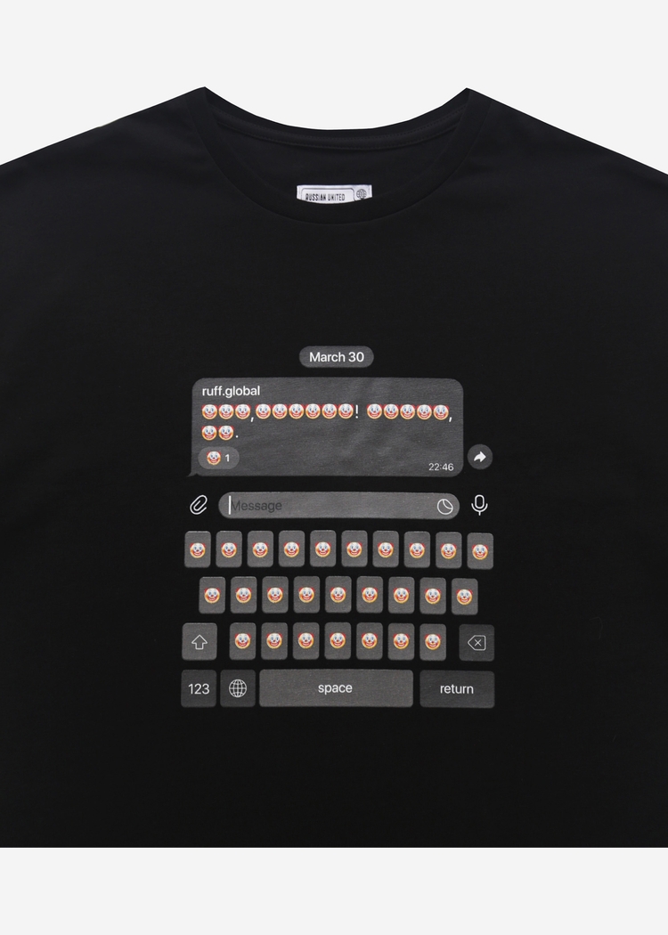 Футболка Clown Keyboard T-Shirt Black