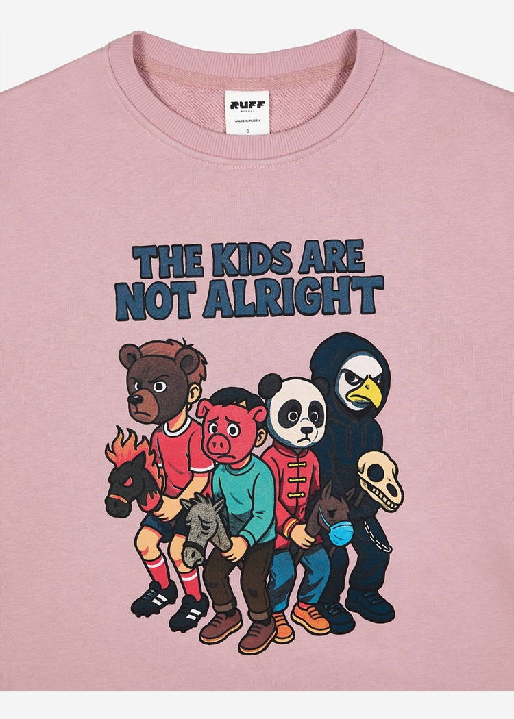 Свитшот The Kids Are Not Allright Sweatshirt rose