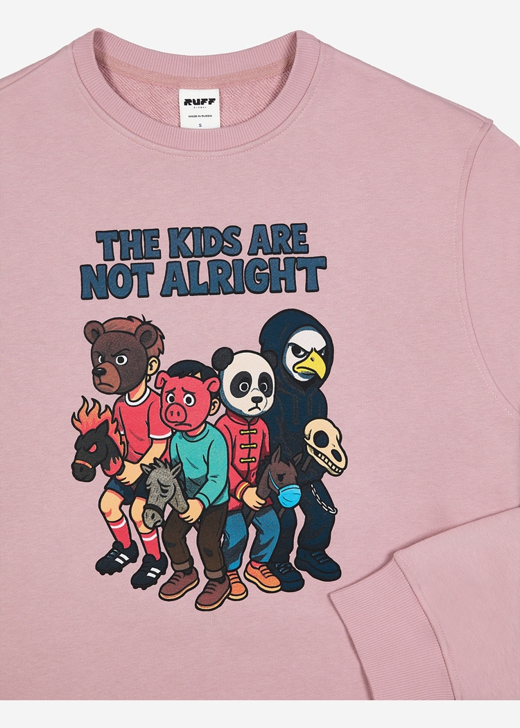 Свитшот The Kids Are Not Allright Sweatshirt rose