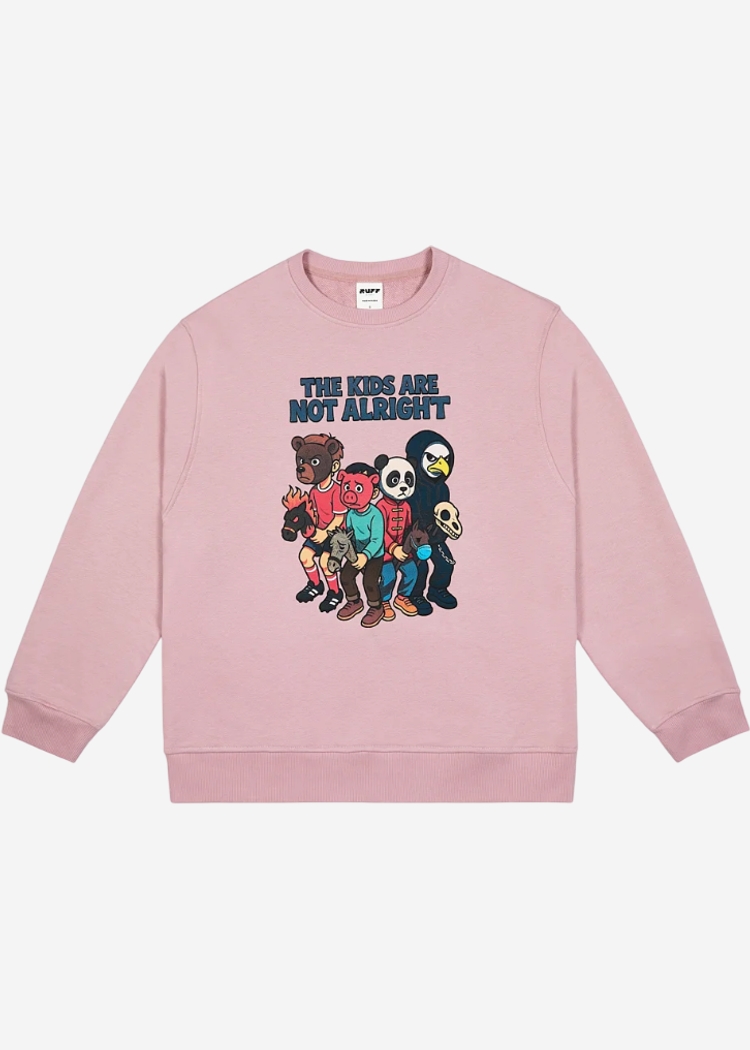 Свитшот The Kids Are Not Allright Sweatshirt rose