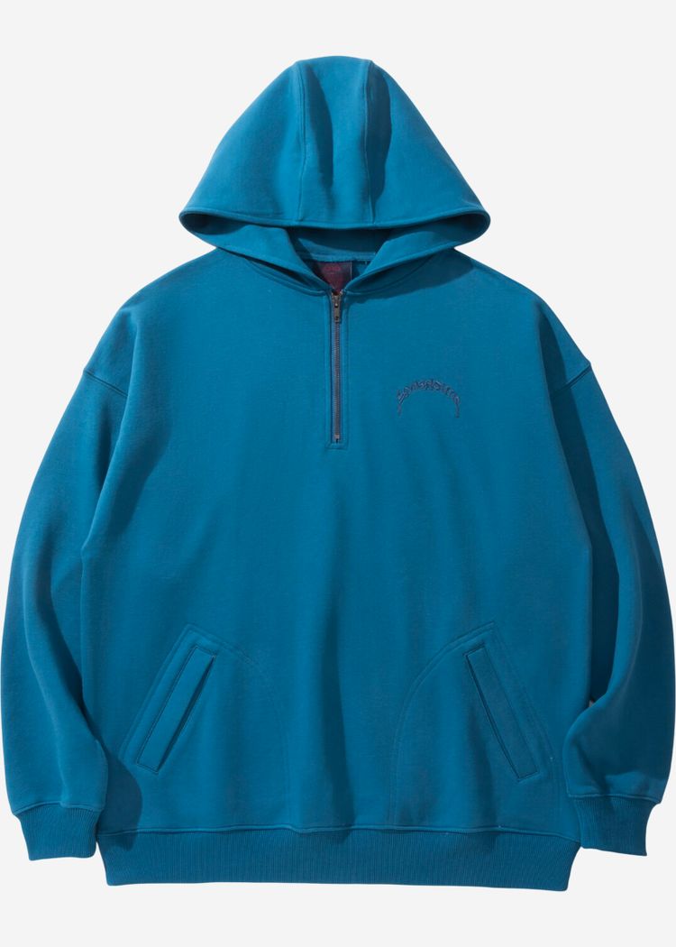 Худи YMKASHIX PUFF Half Zip синий