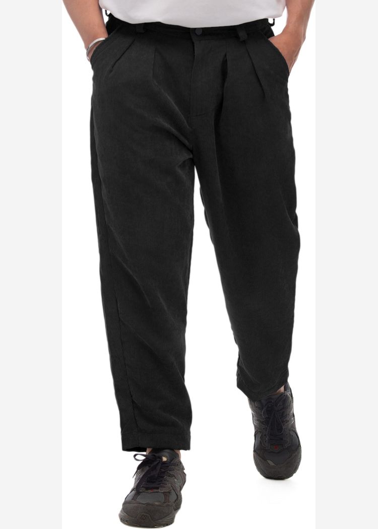 Чиносы ZRD Classic Velvet черные мужские