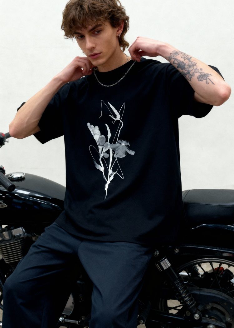 Футболка мужская Dead Flower черная