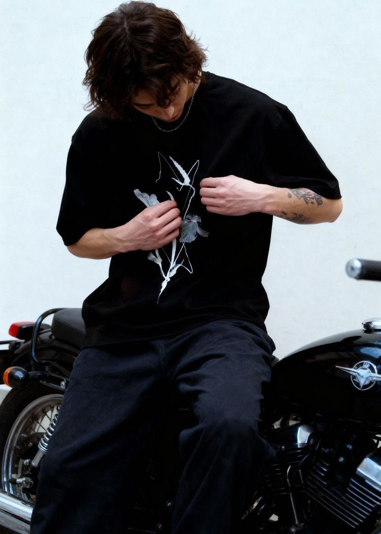 Футболка мужская Dead Flower черная