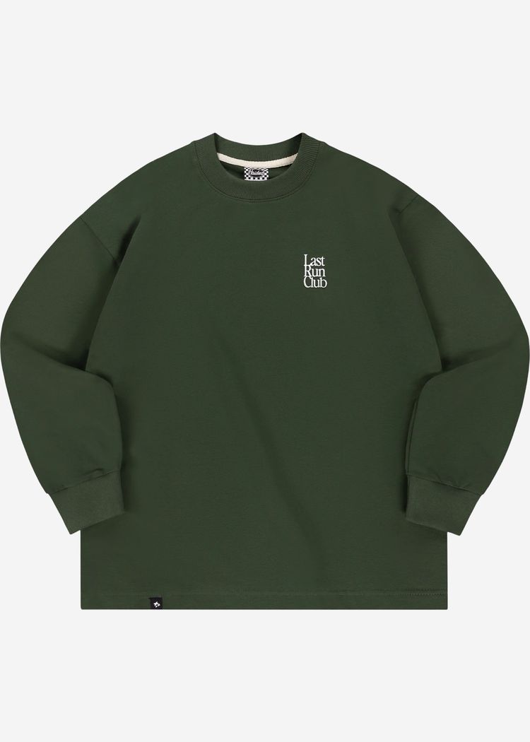 LAST RUN RLXD FIRM LS TEE dk.olive лонгслив