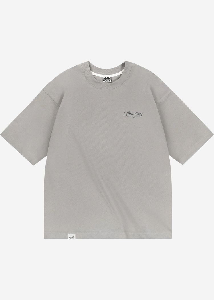 OFFLINE DAY RLXD HW TEE steel.grey футболка