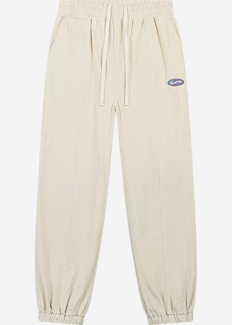 Брюки YMKASHIX velvet 6.1 белые