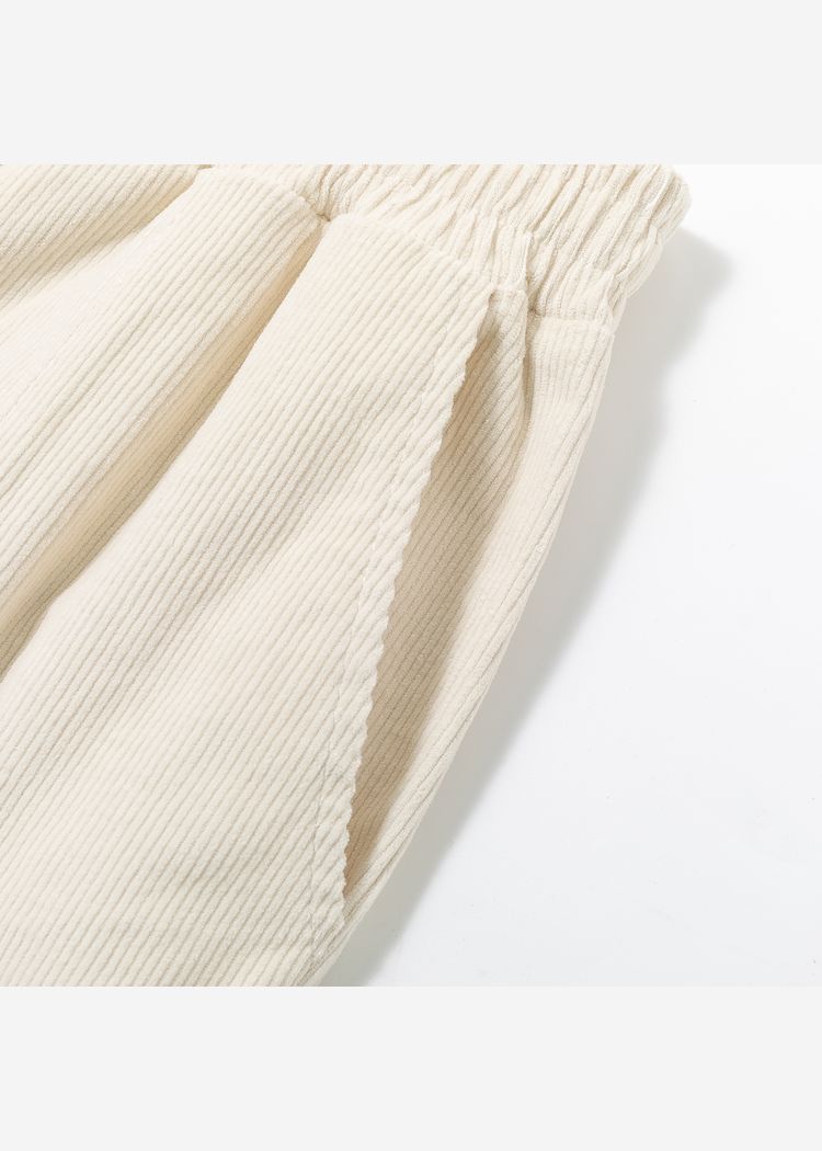 Брюки YMKASHIX velvet 6.1 белые