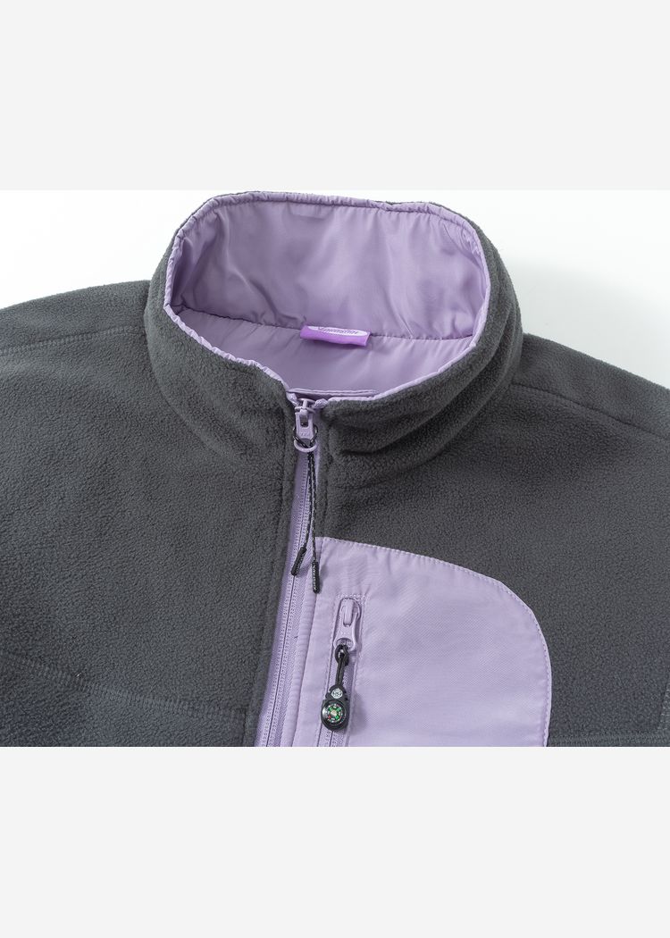 Куртка флисовая YMKASHIX Ranger серый/пурпурный