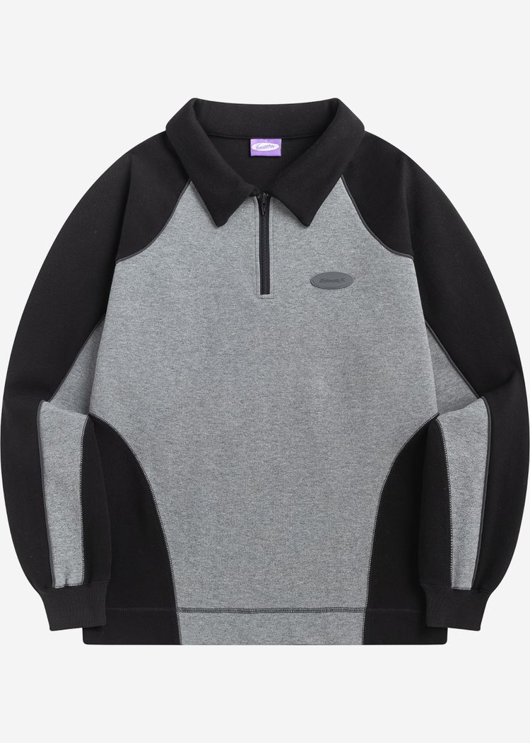 Свитшот YMKASHIX College star черный/серый