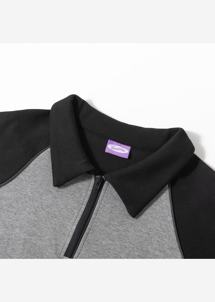 Свитшот YMKASHIX College star черный/серый