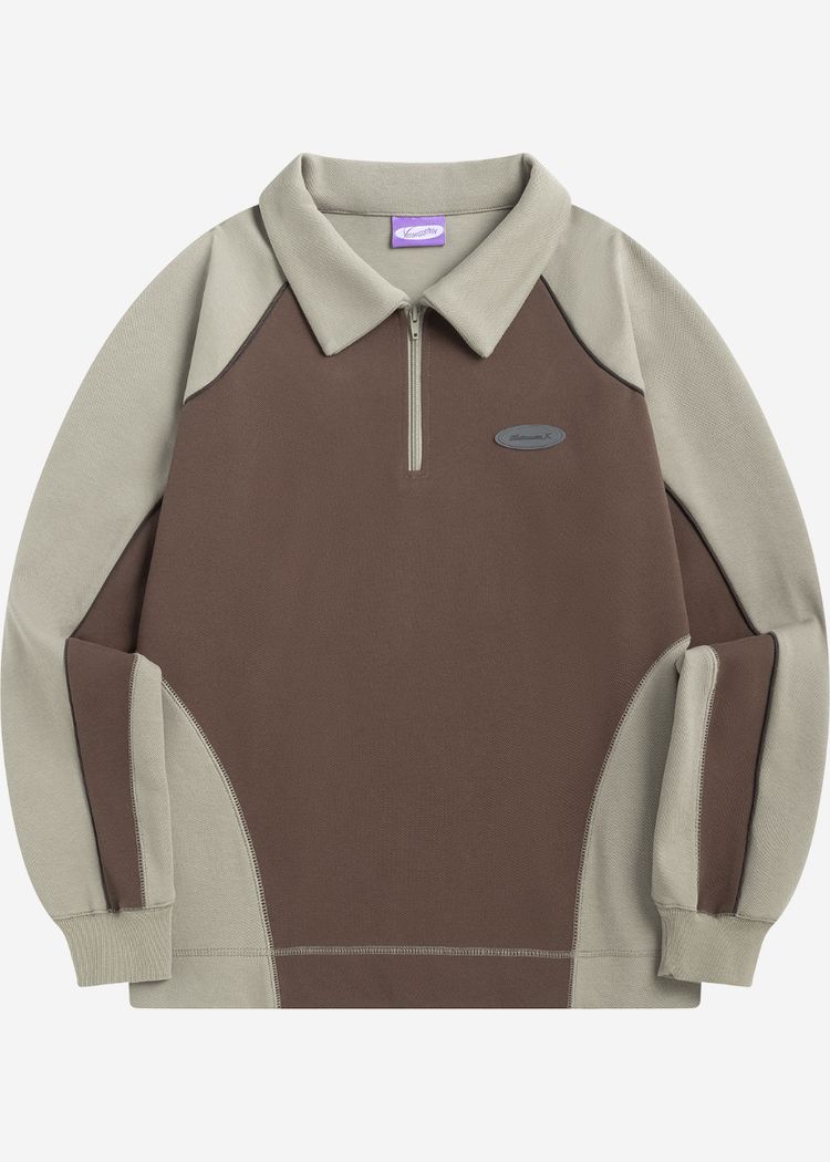 Свитшот YMKASHIX College star песочный/коричневый