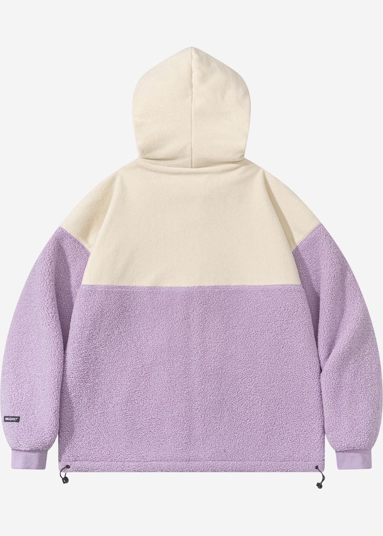 Худи YMKASHIX Little Lamb Zip белый/фиолетовый