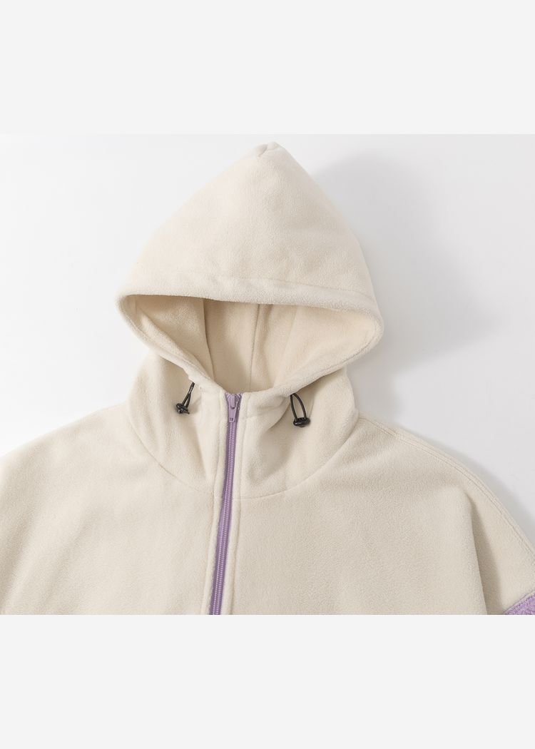 Худи YMKASHIX Little Lamb Zip белый/фиолетовый