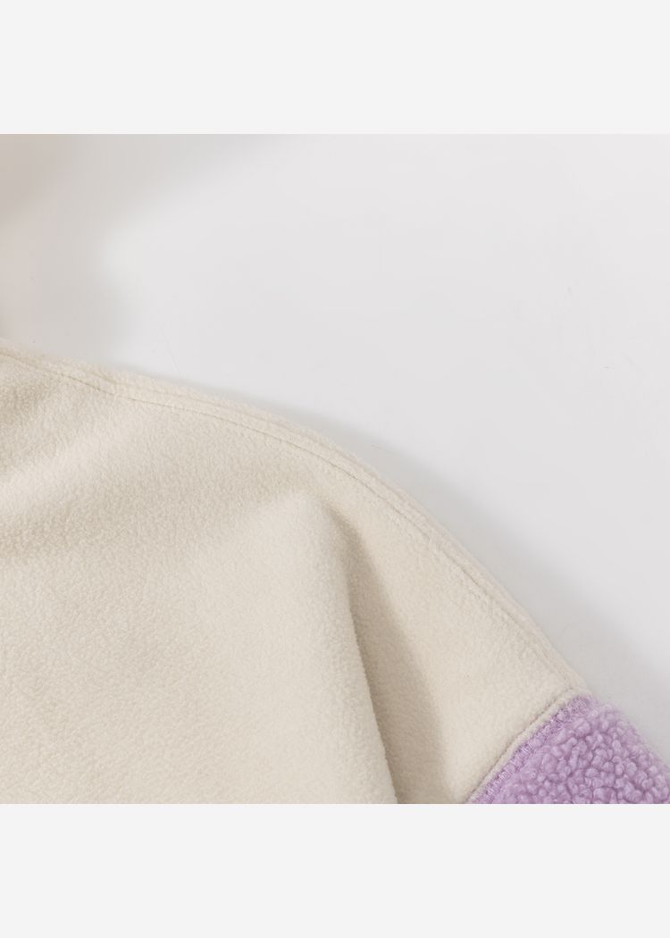 Худи YMKASHIX Little Lamb Zip белый/фиолетовый