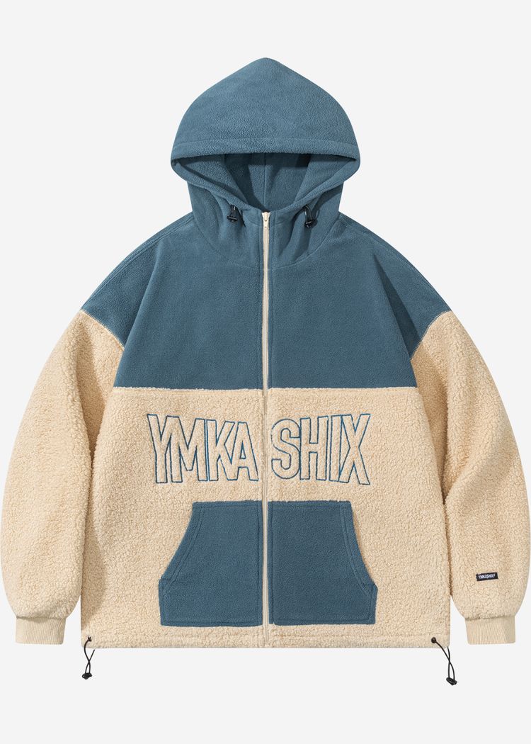 Худи YMKASHIX Little Lamb Zip бежевый/синий