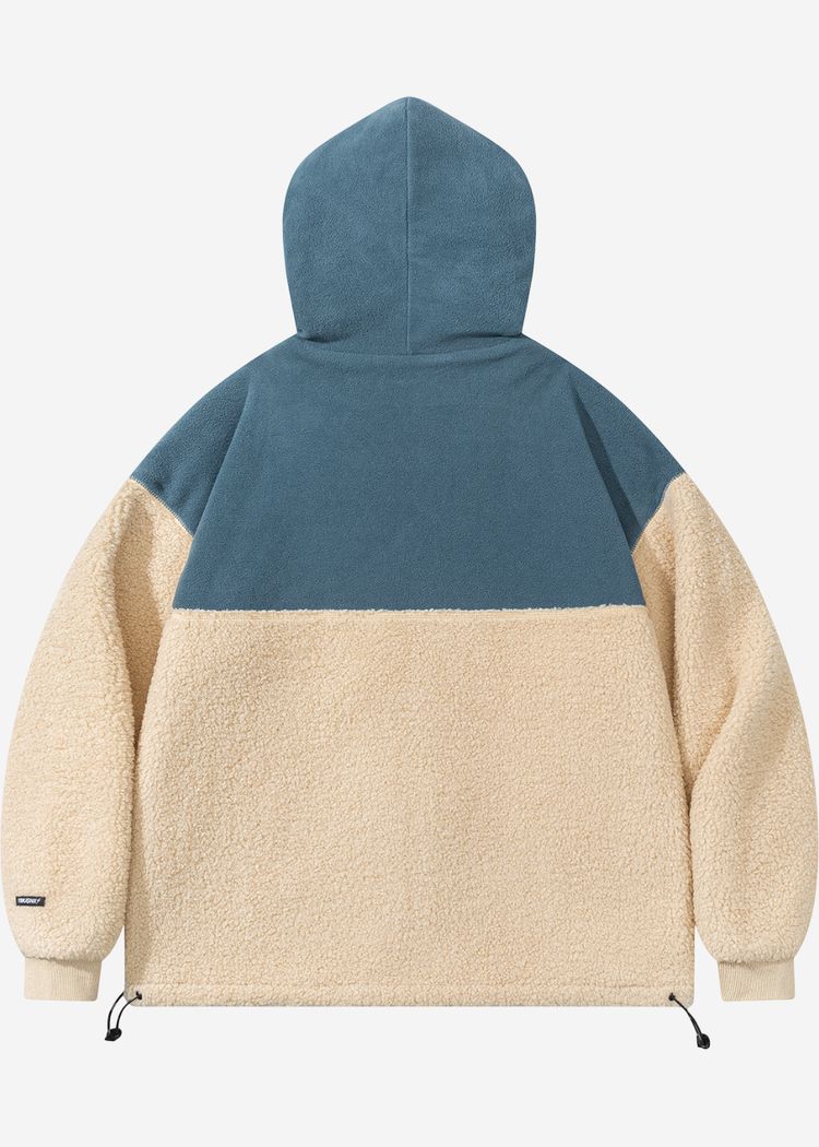 Худи YMKASHIX Little Lamb Zip бежевый/синий