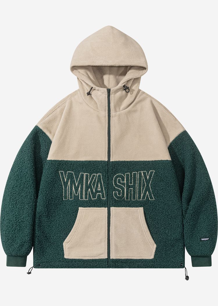 Худи YMKASHIX Little Lamb Zip песочный/зеленый