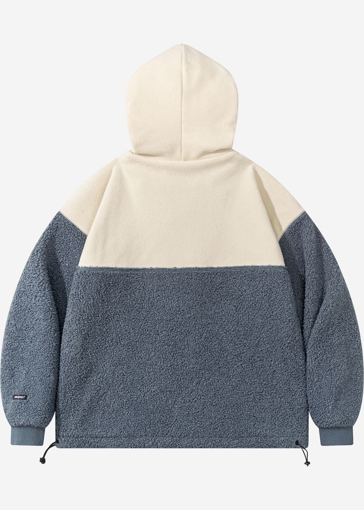 Худи YMKASHIX Little Lamb Zip серо-синий/белый