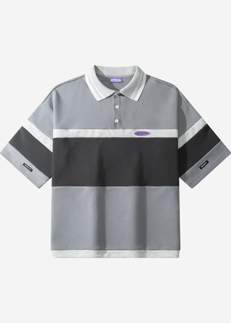 Рубашка поло YMKASHIX серый