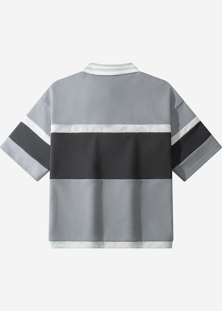 Рубашка поло YMKASHIX серый