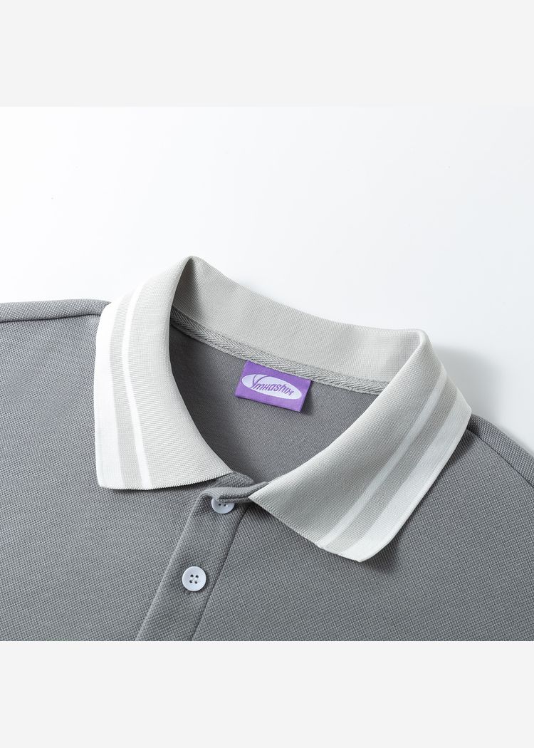 Рубашка поло YMKASHIX серый