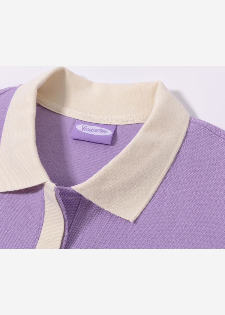 Рубашка поло YMKASHIX светло-фиолетовый